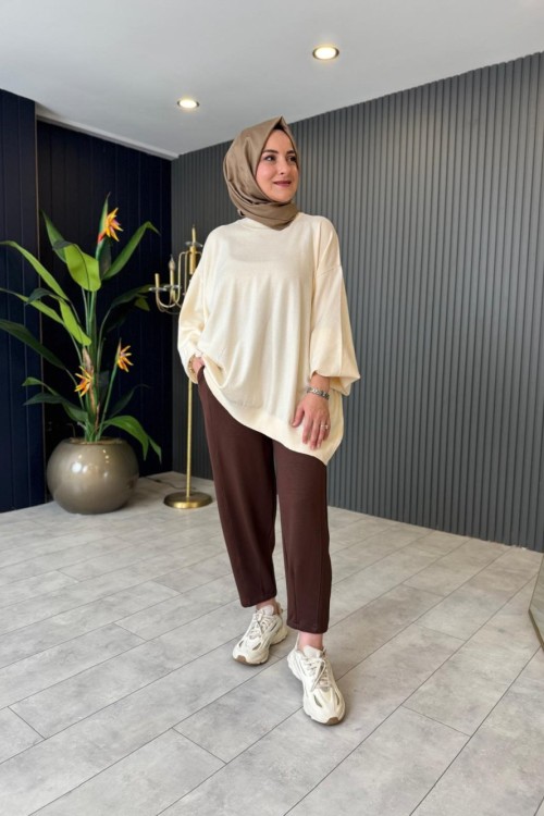 Şalvar Pantolon Kahve