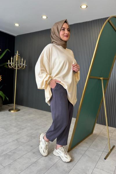 Şalvar Pantolon Gri