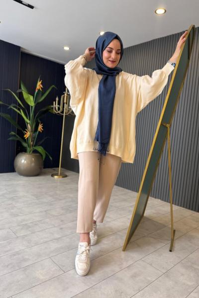 Şalvar Pantolon Bej