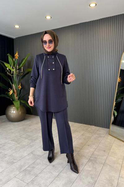 Selina Oysho Pantolonlu Takım Lacivert