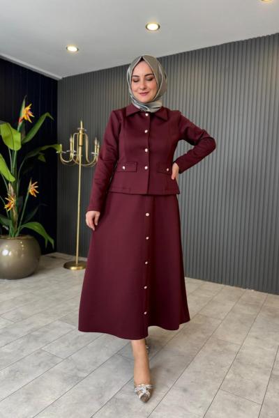 Roma Scuba Etekli Takım Bordo