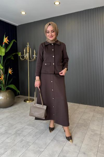 Roma Scuba Etekli Takım Kahve