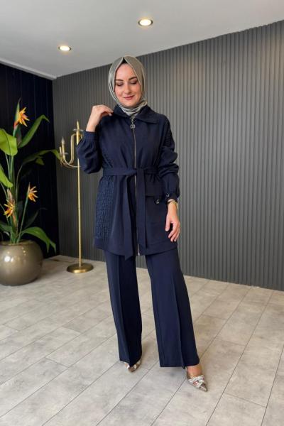 İkili Pantolon Takım Lacivert