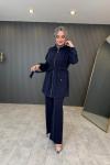İkili Pantolon Takım Lacivert