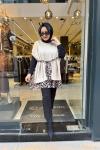 Leopar Garnili Tunik  Bej