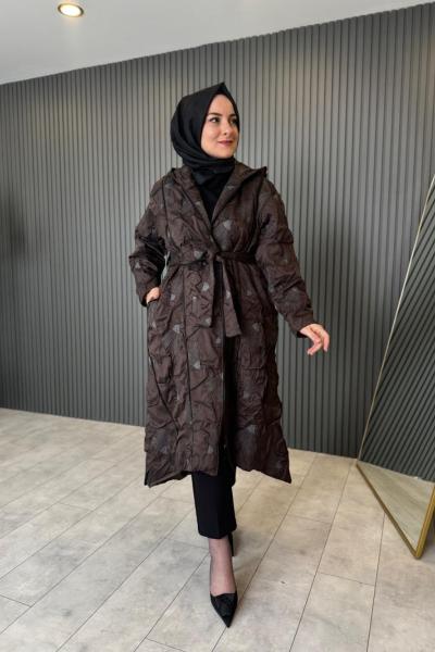 Santana Çok Fermuarlı Kap Kahve