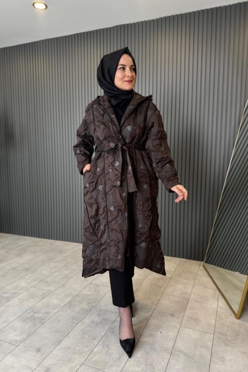 Santana Çok Fermuarlı Kap Kahve