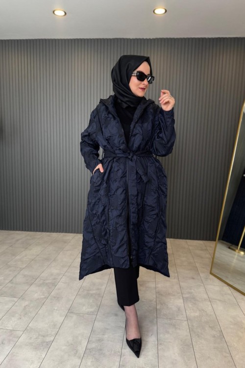 Santana Çok Fermuarlı Kap Lacivert