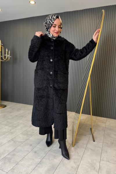 Hüma Keçe Kaban Siyah