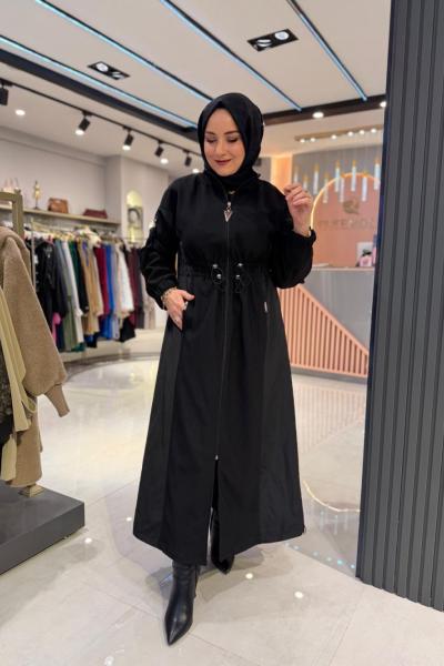 Fitilli Dubai Tasarım Kap Siyah