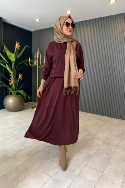 Oysho Etekli Takım Bordo