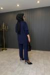 Aylin Rahat Pantolon Takım Lacivert