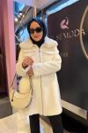 Taş Detaylı Angora Kaban Ekru
