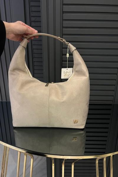 Levidor Premium Omuz Çantası Bej