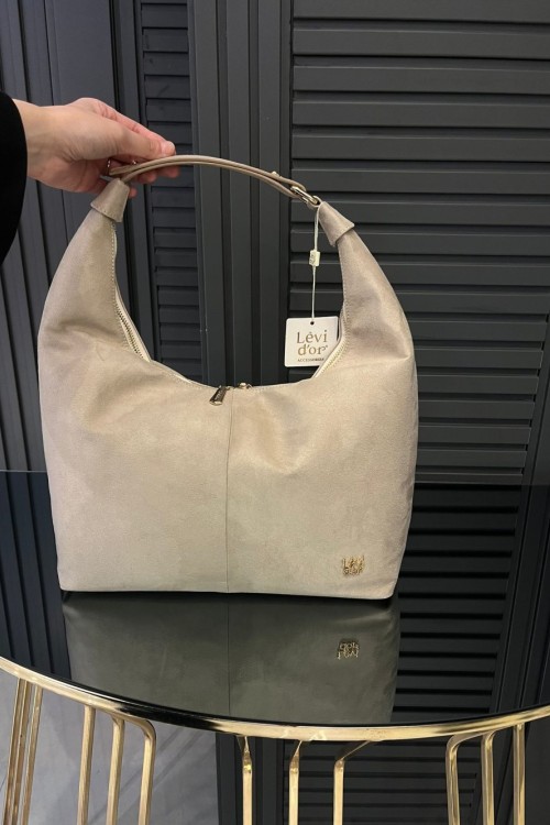 Levidor Premium Omuz Çantası Bej