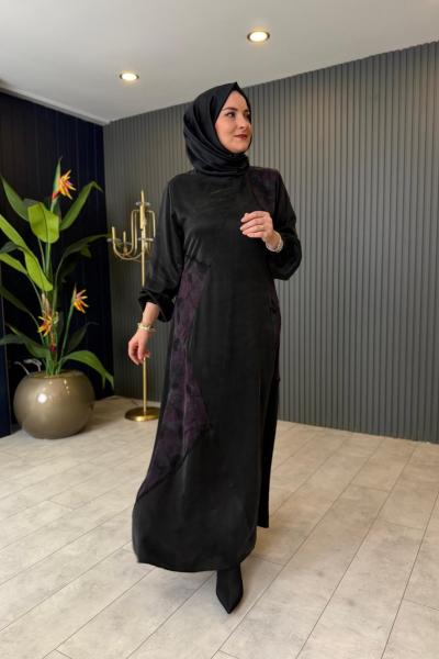 Tasarım Sofia Elbise Mürdüm