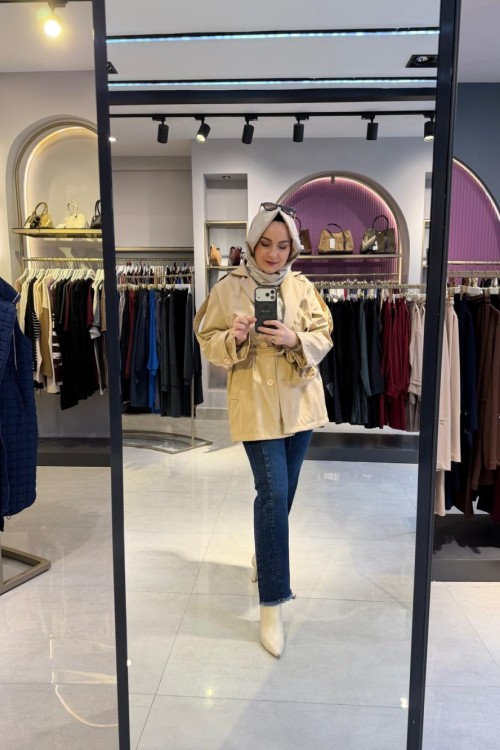 Taş ve Püskül Detaylı Pantolon Lacivert