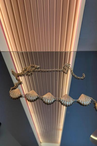 Gold Zinci Kemer Aksesuar (Midye Desen) Gold