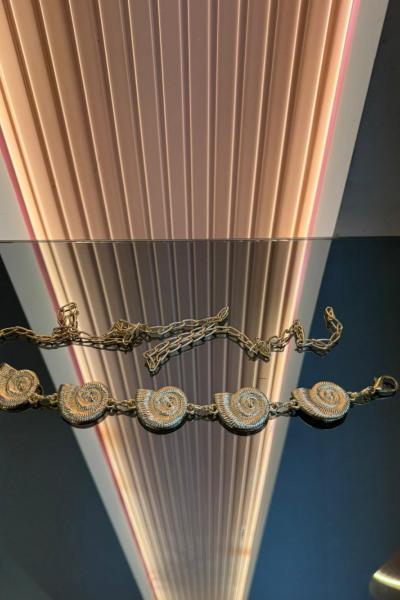 Gold Zinci Kemer Aksesuar (Salyangoz Desen) Taba