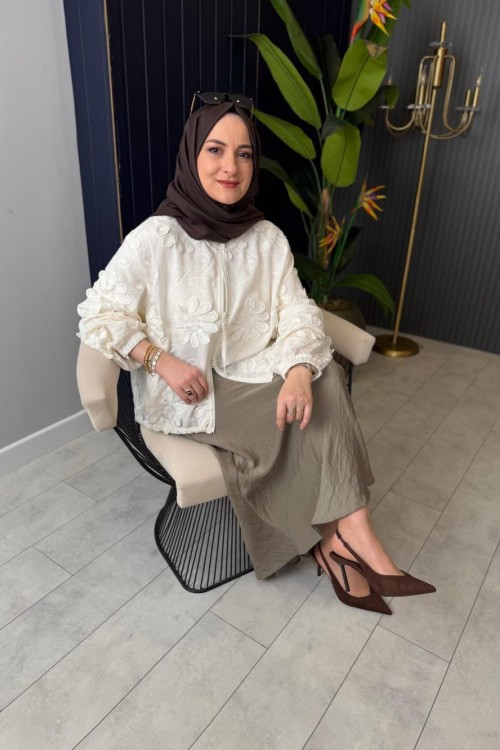 Ceremony Saphire Verev Etek Yeşil