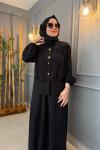 Nefa İkili Ceket  Elbise Siyah