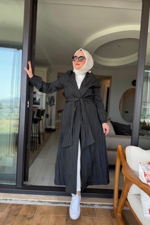 Orhan Premium Trenç Siyah