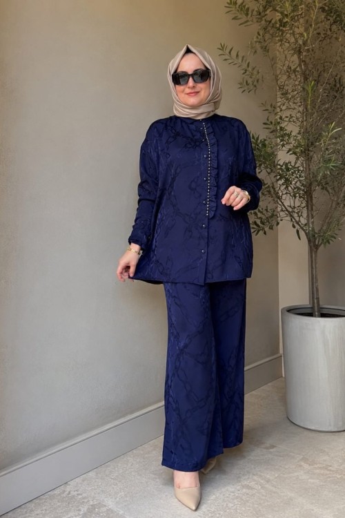 Berfin Pantolon Takım Lacivert