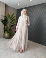 Çıtçıt Detaylı Ferace Krem