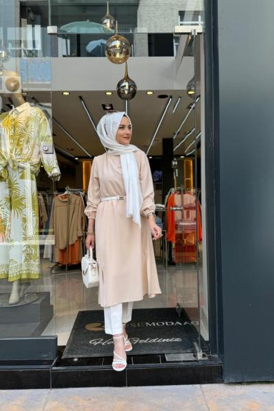 Laçin Tunik Bej