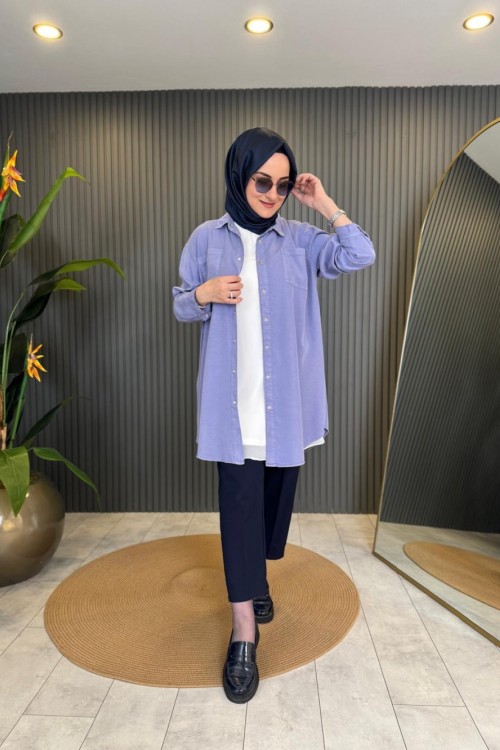 Tensel Kot Tunik Lila