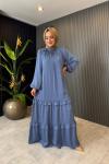 Leyla Elbise Mavi