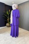 Nilüfer Elbise Mor