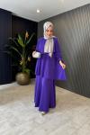 Nilüfer Elbise Mor