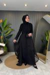 İkili Abaya Takım Siyah