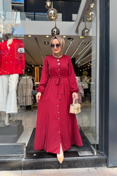 Beymen Elbise Bordo