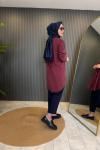 Tensel Kot Tunik Bordo