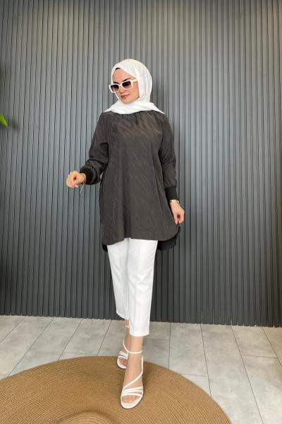 Basic Qupra Tunik Antrasit