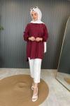 Basic Qupra Tunik Bordo