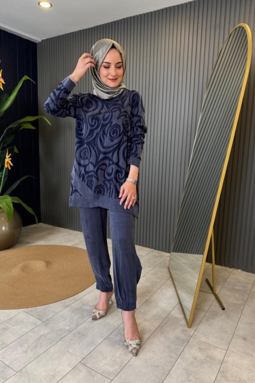 Qupra Pantolon Takım Lacivert