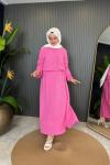 Keten Etekli Takım Pembe