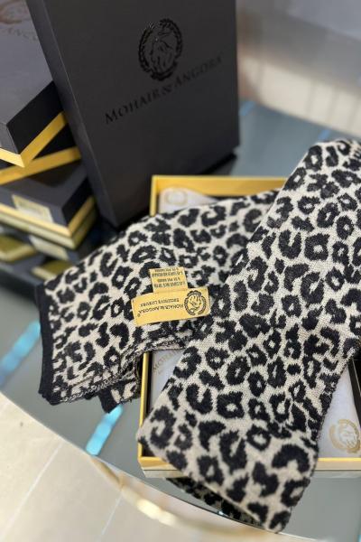 Angora Tiftik Şal Leopar