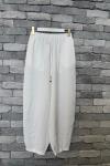 Kupra Pantolon Beyaz