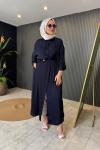 Memory Gömlek Elbise Lacivert