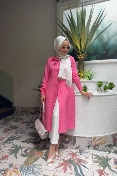 Orhan Kupra Gömlek  Pembe