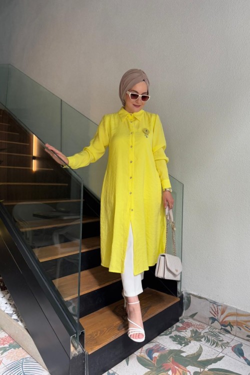 Orhan Kupra Gömlek  Sarı