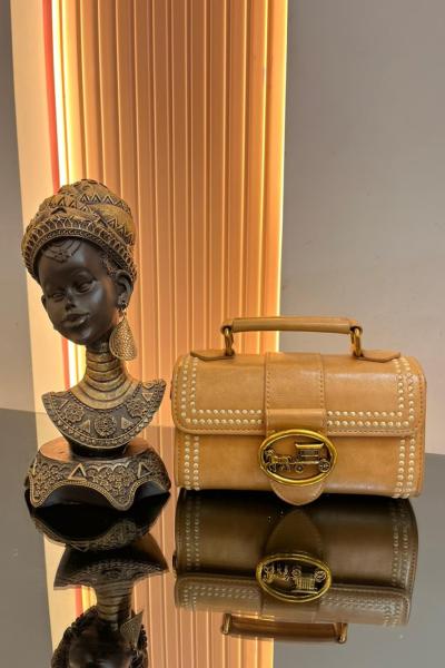 Levidor İthal Deri Çanta Taba