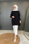 Basic Qupra Tunik Siyah