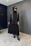Ceremony Bambu Tunik Bluz Siyah