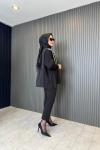 Ceremony Bambu Tunik Bluz Siyah
