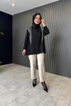 Ceremony Bambu Tunik Bluz Siyah